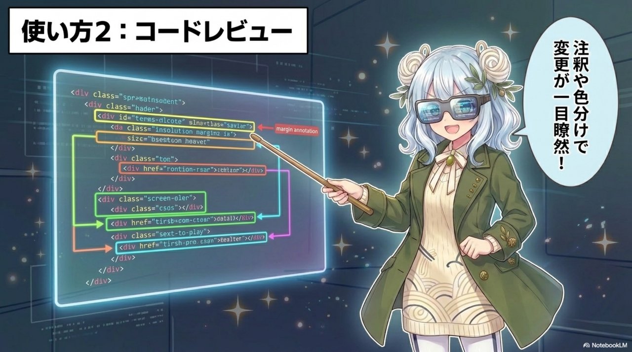 使い方2: コードレビュー